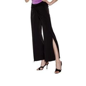M by Marc Bouwer Knit Wrap Pants/Gathered Waist Detail/Black/M/NEW/NEVER WORN!
